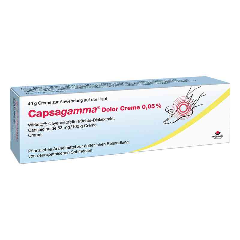 Capsagamma Dolor Creme 0,05% 40 g von Wörwag Pharma GmbH & Co. KG PZN 09647766