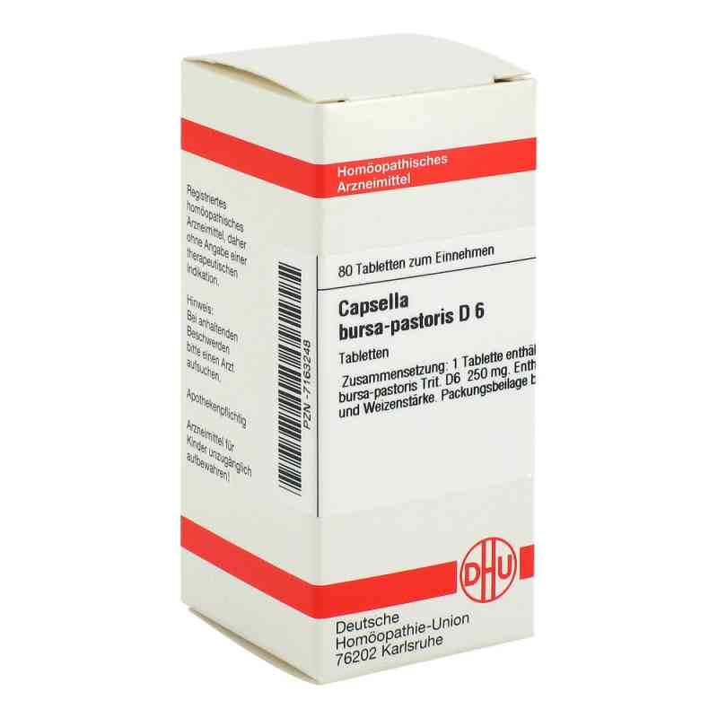 Capsella Bursa Past. D6 Tabletten 80 stk von DHU-Arzneimittel GmbH & Co. KG PZN 07163248