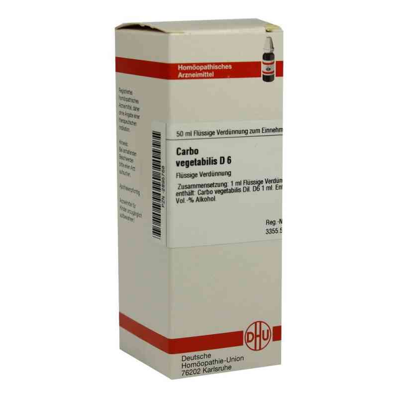 Carbo Vegetabilis D6 Dilution 50 ml von DHU-Arzneimittel GmbH & Co. KG PZN 02895768