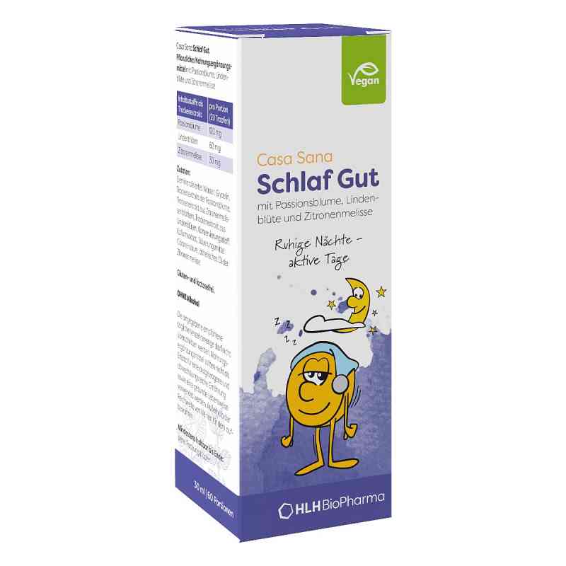 Casa Sana Schlaf Gut Tropfen zum Einnehmen 30 ml von HLH BioPharma GmbH PZN 13358559