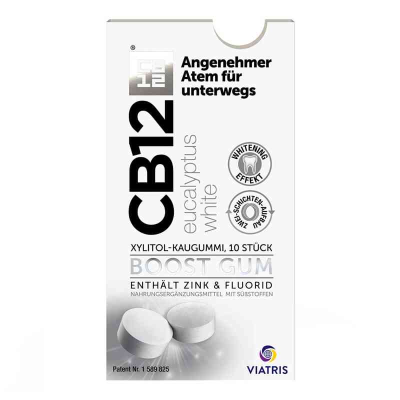 CB12 Boost Eucalyptus White Kaugummi mit Whitening-Effekt 10 stk von Cooper Consumer Health Deutschland GmbH PZN 17442133
