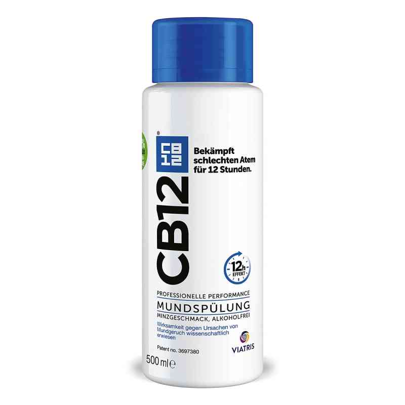 CB12 Mundspülung mit Chlorhexidin, gegen Mundgeruch für 12 Std. 500 ml von Cooper Consumer Health Deutschland GmbH PZN 10115164