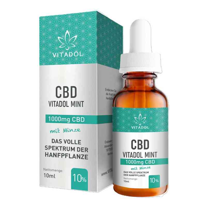 Cbd 10% Bio Hanfextrakt öl Vitadol mint 10 ml von Endower GmbH PZN 16762344