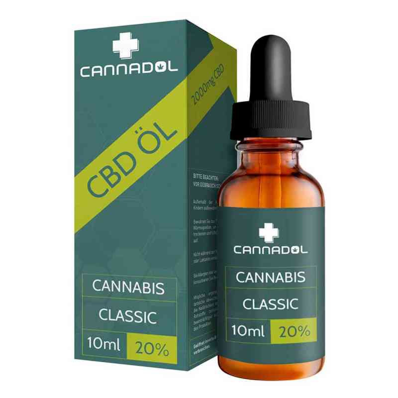 CBD 20% Bio Cannadol Hanfextrakt Classic Tropfen 10 ml von Endower GmbH PZN 17838629