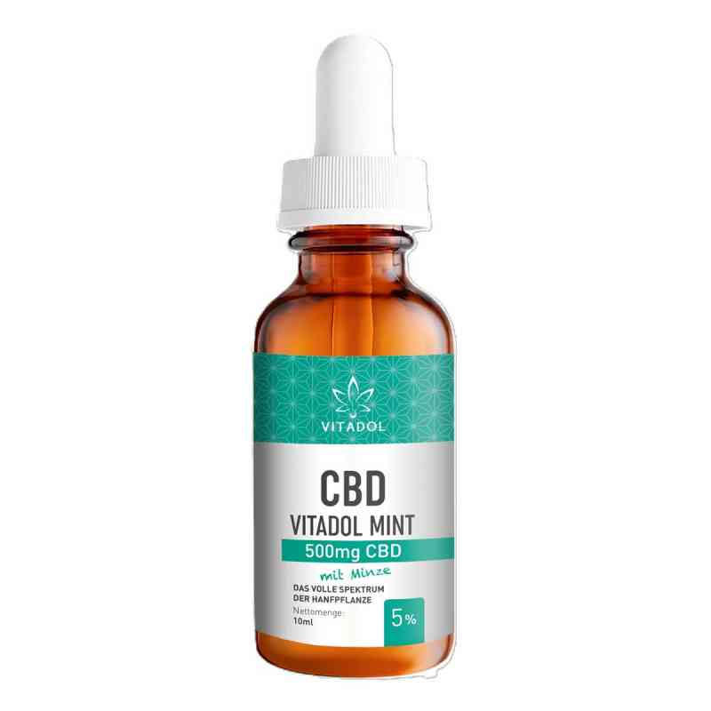 CBD 5% Bio Hanfextrakt Öl Vitadol mint 10 ml von Endower GmbH PZN 16760173