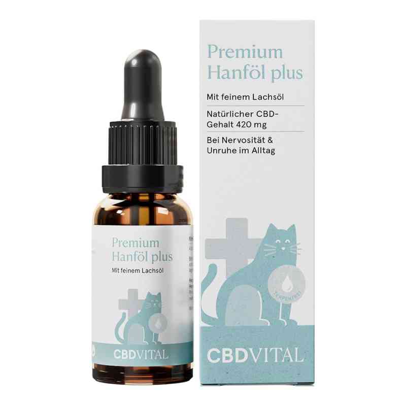 Cbd Hanföl Tropfen für Katzen Cbd Vital Vet 20 ml von Vitrasan GmbH PZN 16887620