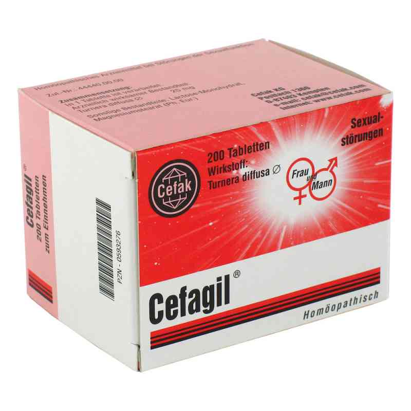 Cefagil Tabletten 200 stk von Cefak KG PZN 00593276