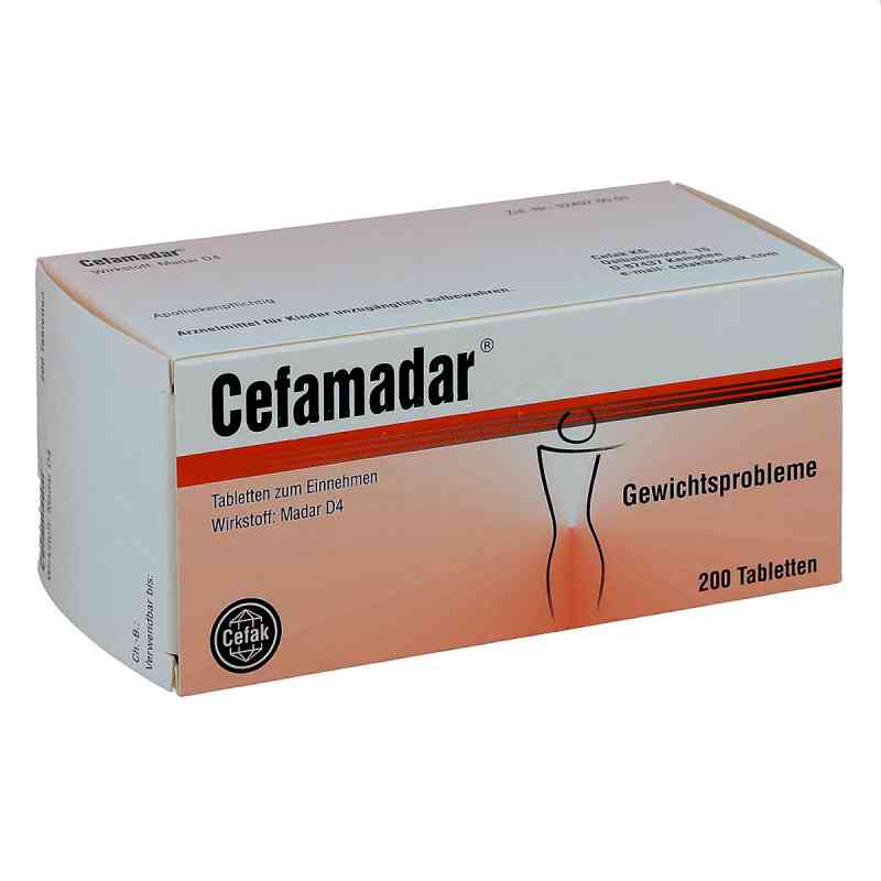 Cefamadar Tabletten 200 stk von Cefak KG PZN 07423867