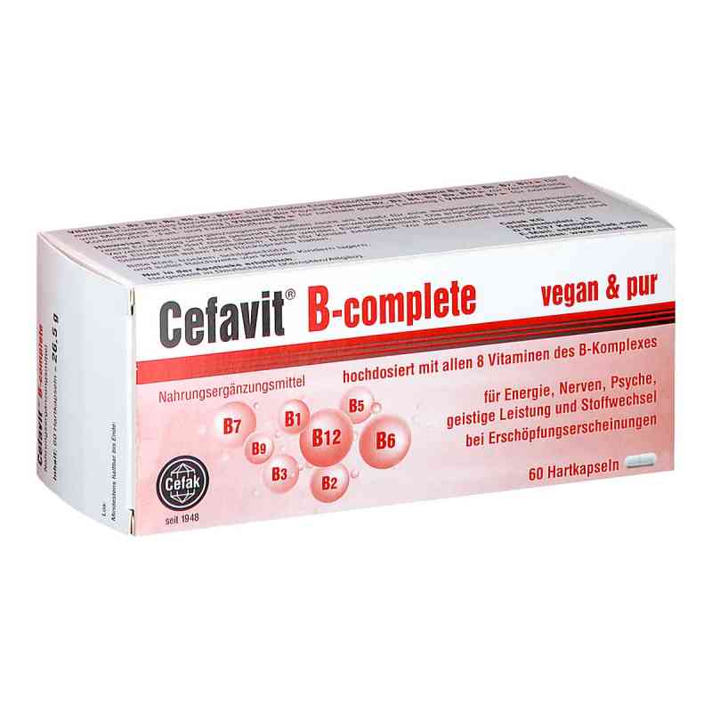 Cefavit B complete Hartkapseln 60 stk von Cefak KG PZN 16833943