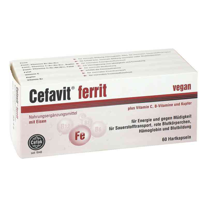 Cefavit ferrit Hartkapseln 60 stk von Cefak KG PZN 15246600