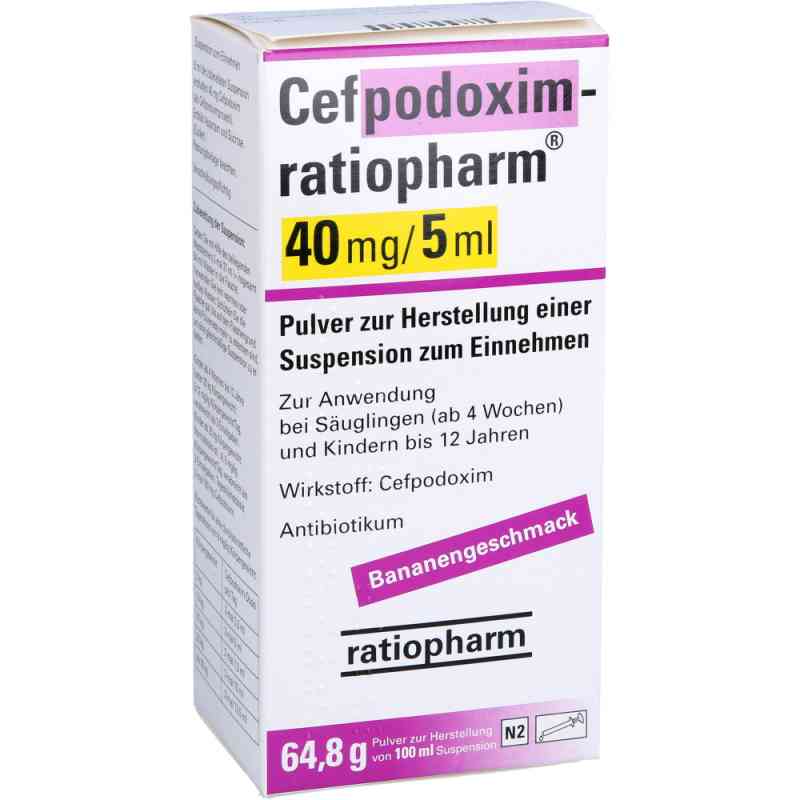 Cefpodoxim-ratiopharm 40mg/5ml 100 ml online kaufen