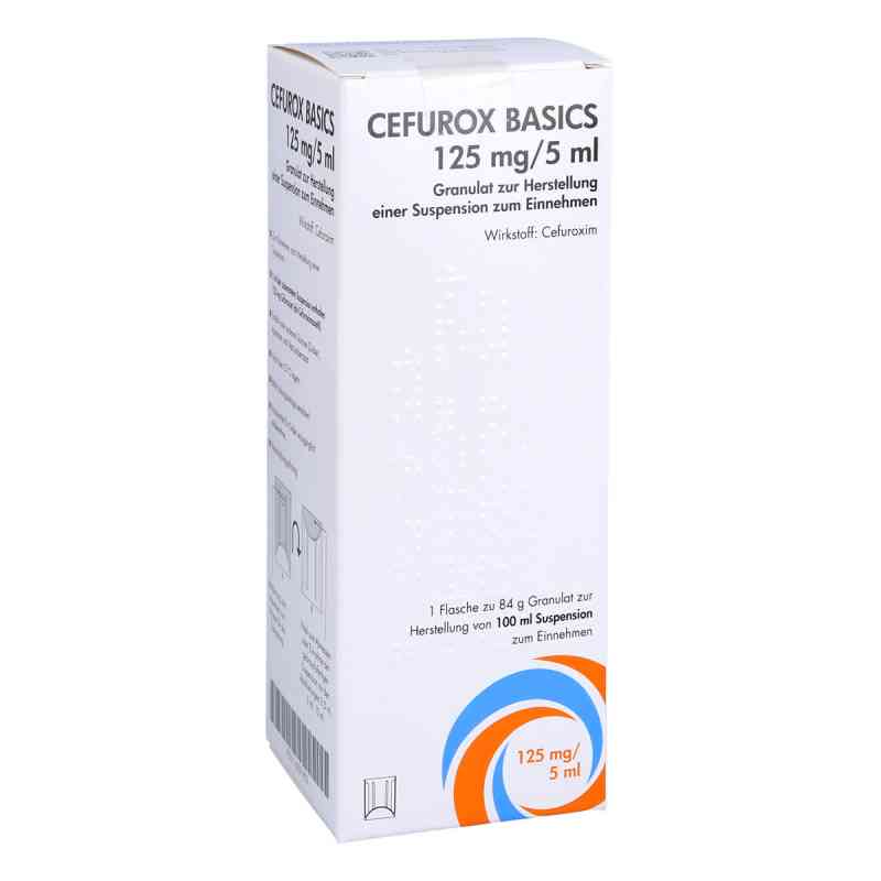Cefurox Basics 125 mg/5 ml Granulat zur, zum susp.-herst.sun 100 ml von Sun Pharmaceuticals Germany GmbH PZN 16231902