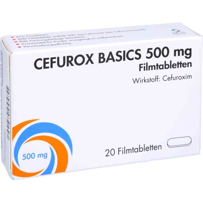 Cefurox Basics 500 mg Filmtabletten Sun 20 stk von Sun Pharmaceuticals Germany GmbH PZN 16230512