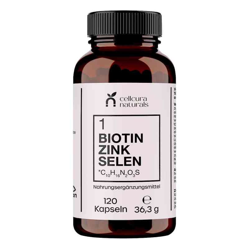 Cellcura Naturals Biotin Zink Selen Vegan Kapseln 120 stk von Cellcura Naturals GmbH PZN 19905258