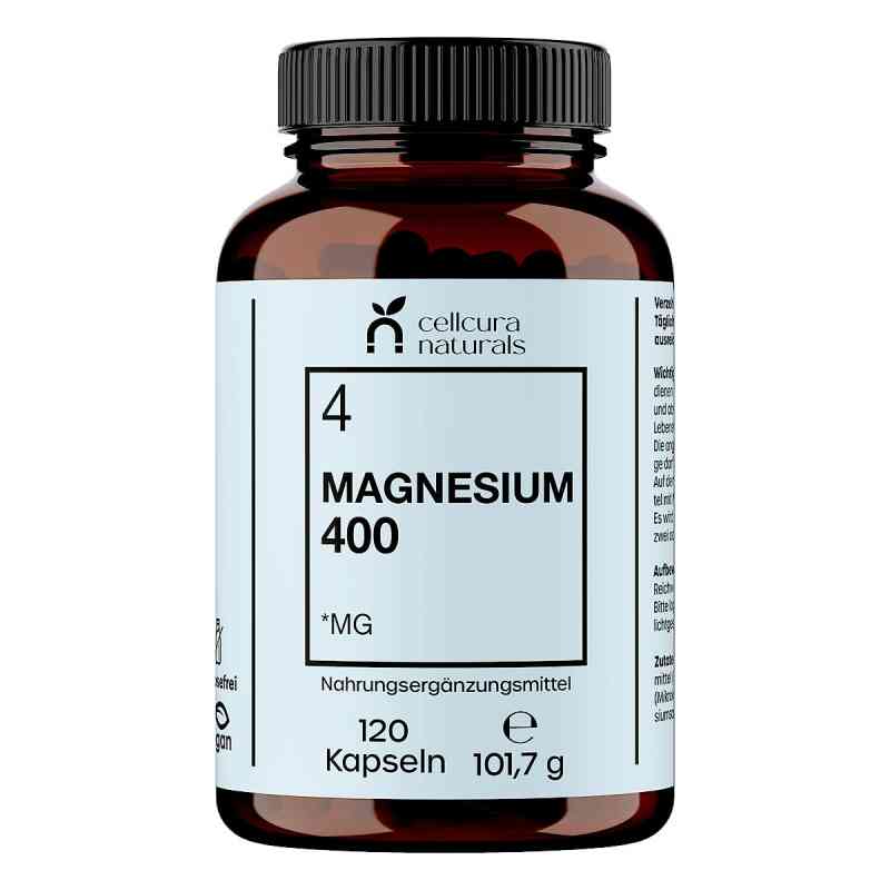Cellcura Naturals Magnesium 400 Vegan Kapseln 120 stk von Cellcura Naturals GmbH PZN 19905287