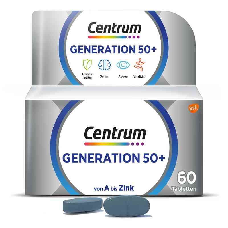 Centrum Generation 50+ 60 stk von GlaxoSmithKline Consumer Healthc PZN 14170527