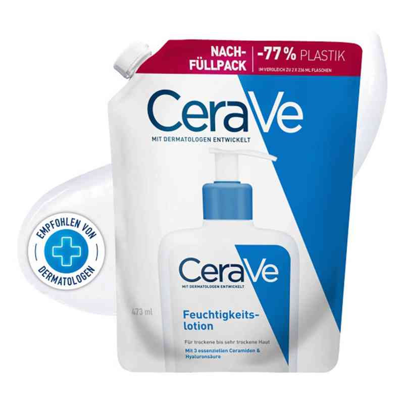 Cerave Feuchtigkeitslotion Nachfüllpack 473 ml von L'Oreal Deutschland GmbH Geschäftsbereich CeraVe PZN 19847911