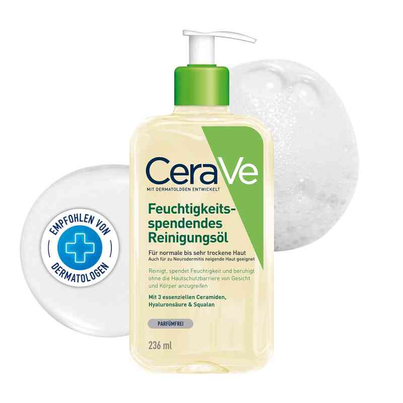 CeraVe Feuchtigkeitsspendendes Reinigungsöl  236 ml von L'Oreal Deutschland GmbH PZN 17505891