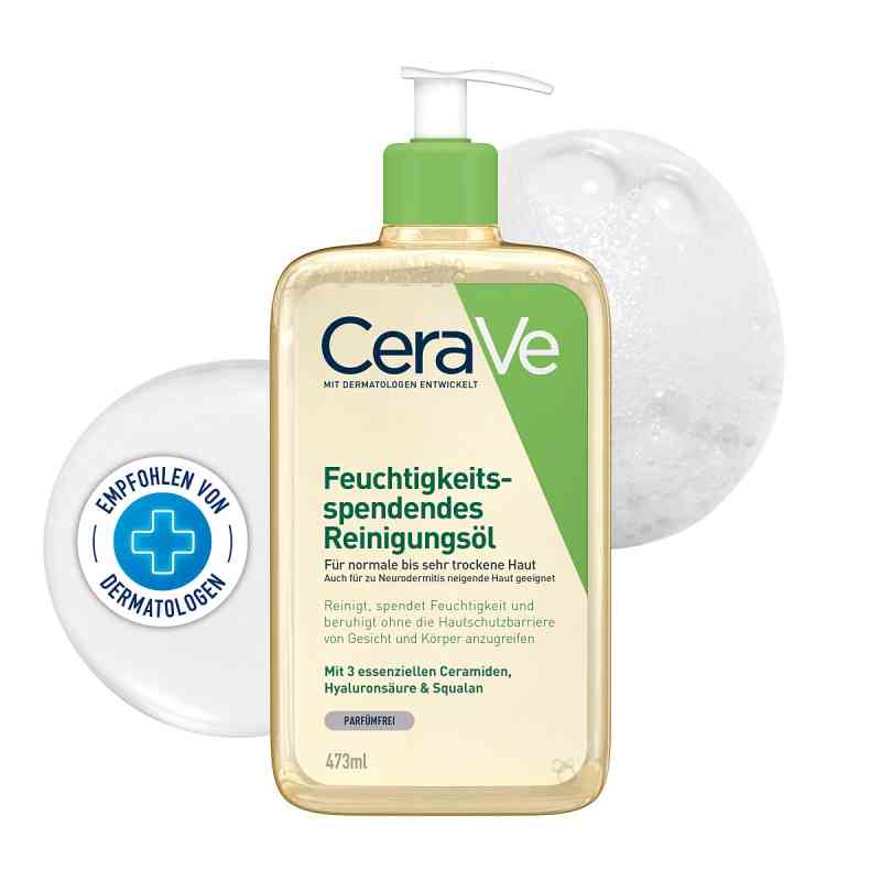 CeraVe Feuchtigkeitsspendendes Reinigungsöl  473 ml von L'Oreal Deutschland GmbH Geschäftsbereich CeraVe PZN 17505916