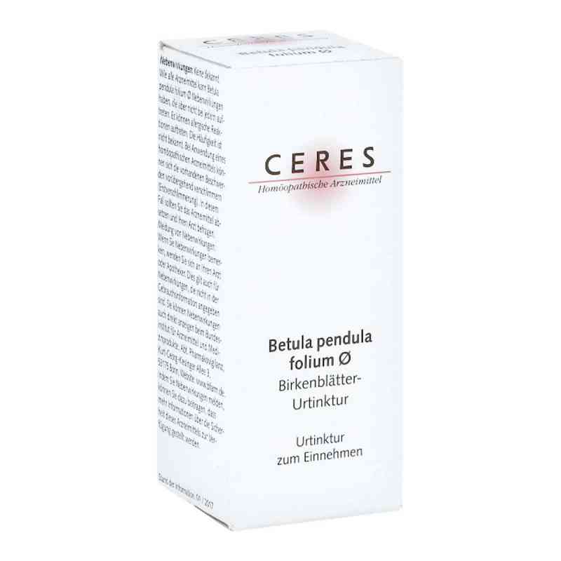 Ceres Betula pendula folium Urtinktur 20 ml von CERES Heilmittel GmbH PZN 12724884