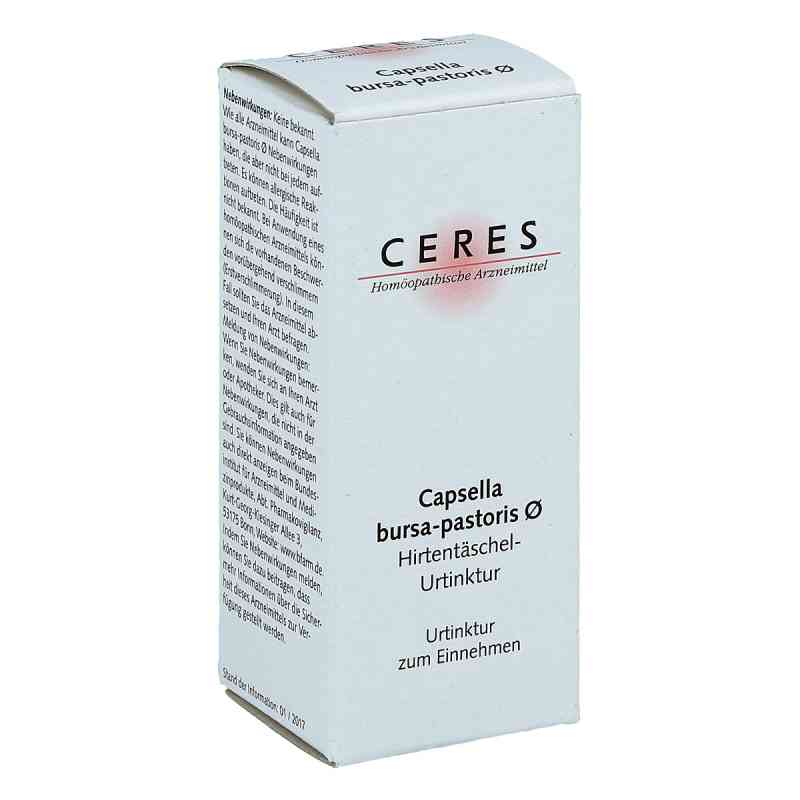 Ceres Capsella bursa-pastoris Urtinktur 20 ml von CERES Heilmittel GmbH PZN 12724890