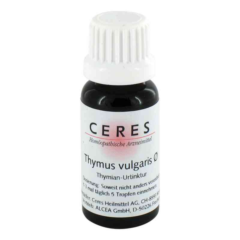 Ceres Thymus vulgaris Urtinktur 20 ml von CERES Heilmittel GmbH PZN 00289710