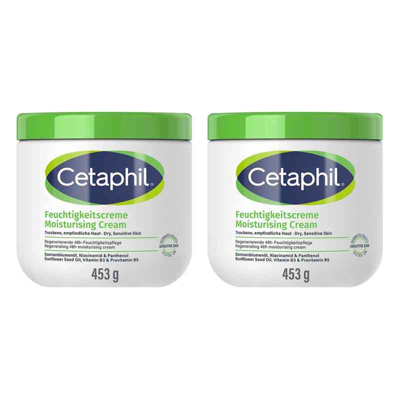 Cetaphil Feuchtigkeitscreme (453 g) 2x456 ml von Galderma Laboratorium GmbH PZN 08105013