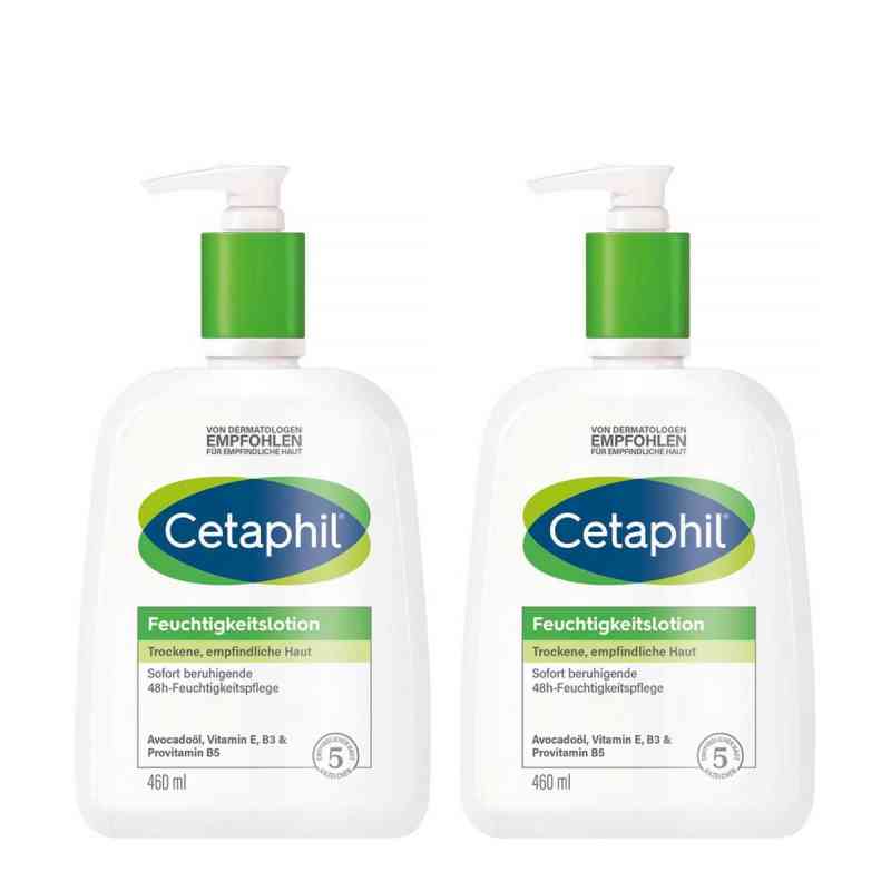 Cetaphil Feuchtigkeitslotion 2x460 ml von Galderma Laboratorium GmbH PZN 08105084