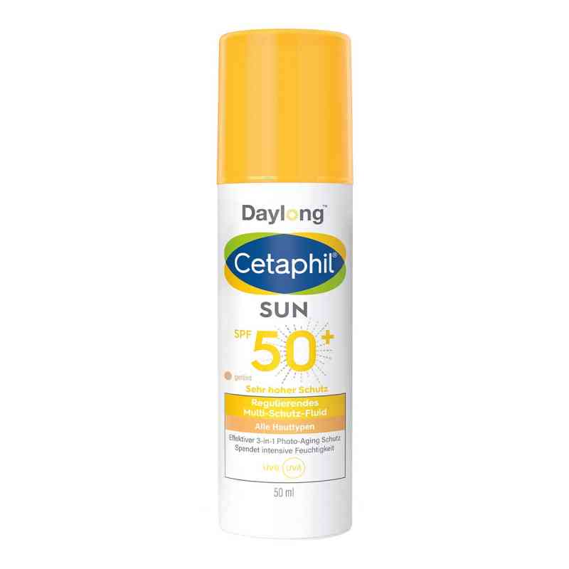 Cetaphil Sun Daylong SPF 50+ Multi-Schutz-Fluid getönt 50 ml von Galderma Laboratorium GmbH PZN 14350910