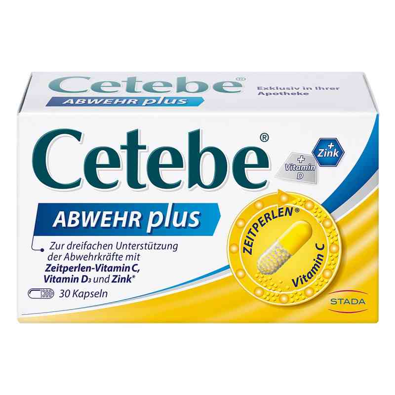 CETEBE Abwehr plus Mit Vitamin C, D und Zink 30 stk von STADA Consumer Health Deutschland GmbH PZN 02408188