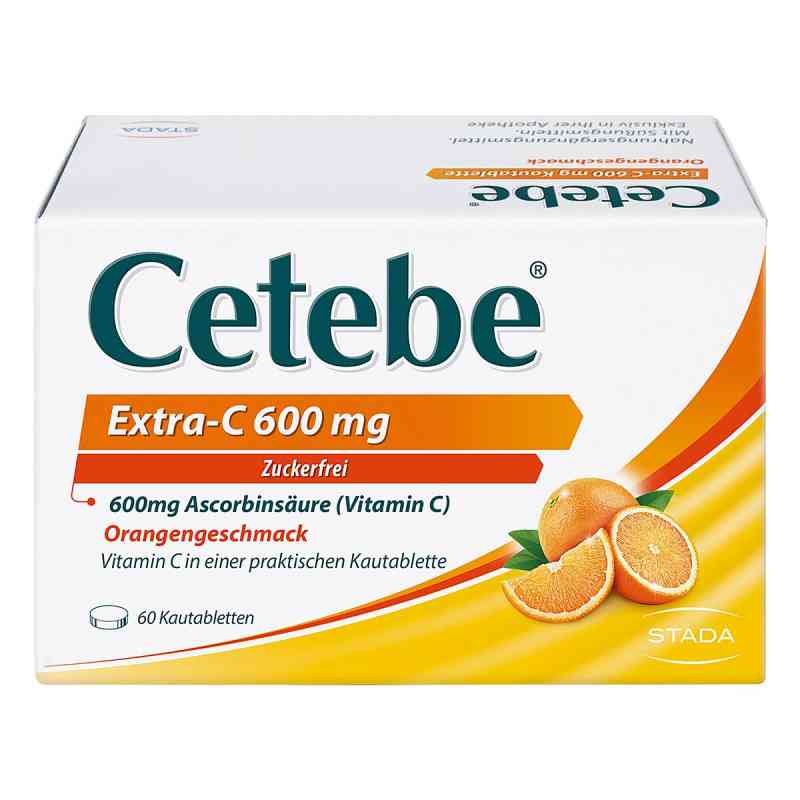 CETEBE Extra-C 600mg mit Orangenschmack 60 stk von STADA Consumer Health Deutschland GmbH PZN 17513465
