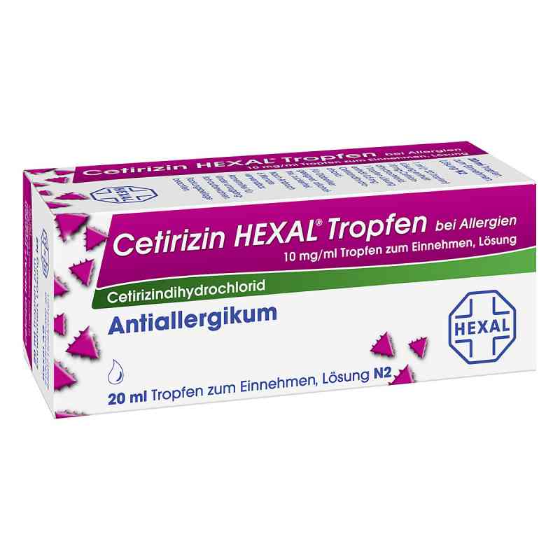 Cetirizin HEXAL® Tropfen bei Allergien 20 ml von Hexal AG PZN 02579613