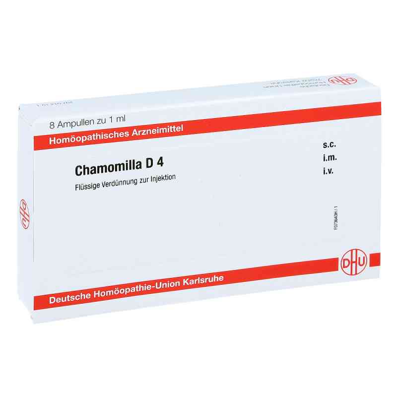 Chamomilla D4 Ampullen 8X1 ml von DHU-Arzneimittel GmbH & Co. KG PZN 11705092