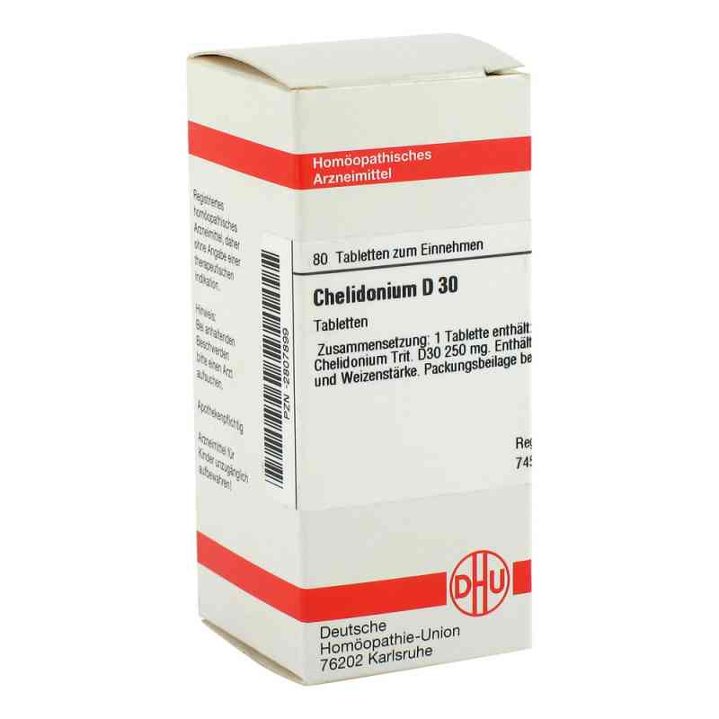 Chelidonium D30 Tabletten 80 stk von DHU-Arzneimittel GmbH & Co. KG PZN 02807899