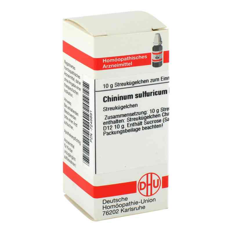Chininum Sulfuricum D12 Globuli 10 g von DHU-Arzneimittel GmbH & Co. KG PZN 07246891