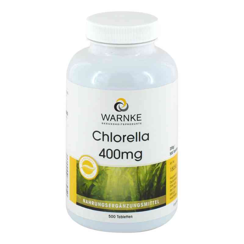 Chlorella 400 mg Tabletten 500 stk von Warnke Vitalstoffe GmbH PZN 02480487