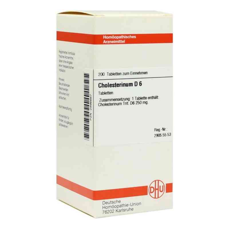Cholesterinum D6 Tabletten 200 stk von DHU-Arzneimittel GmbH & Co. KG PZN 02896667