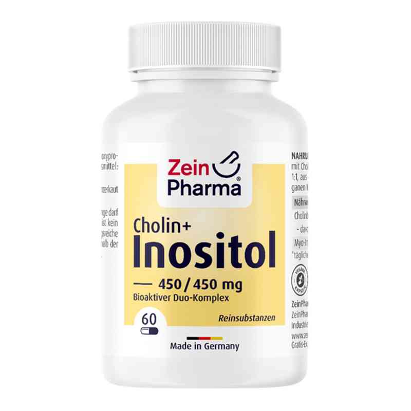 Cholin-inositol 450/450 mg pro veg.Kapseln 60 stk von Zein Pharma - Germany GmbH PZN 13475880
