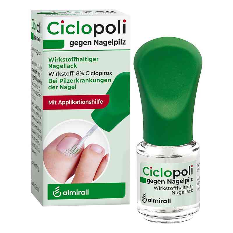 Ciclopoli Gegen Nagelpilz mit Applikationshilfe 6.6 ml von ALMIRALL HERMAL GmbH PZN 02247667