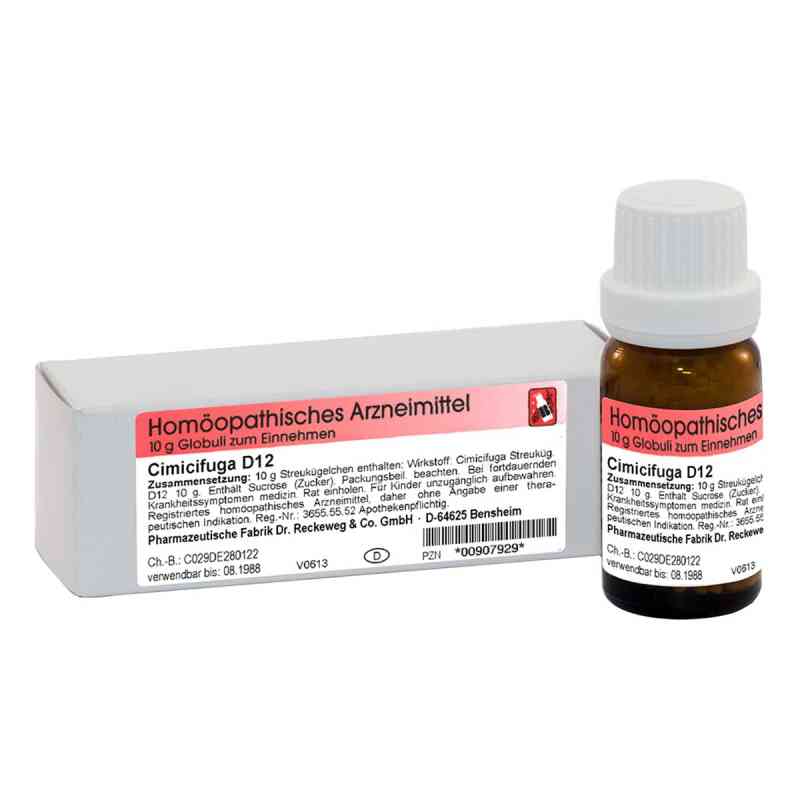 Cimicifuga D12 Globuli 10 g von Dr.RECKEWEG & Co. GmbH PZN 00907929