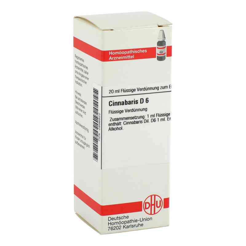 Cinnabaris D6 Dilution 20 ml von DHU-Arzneimittel GmbH & Co. KG PZN 02896822