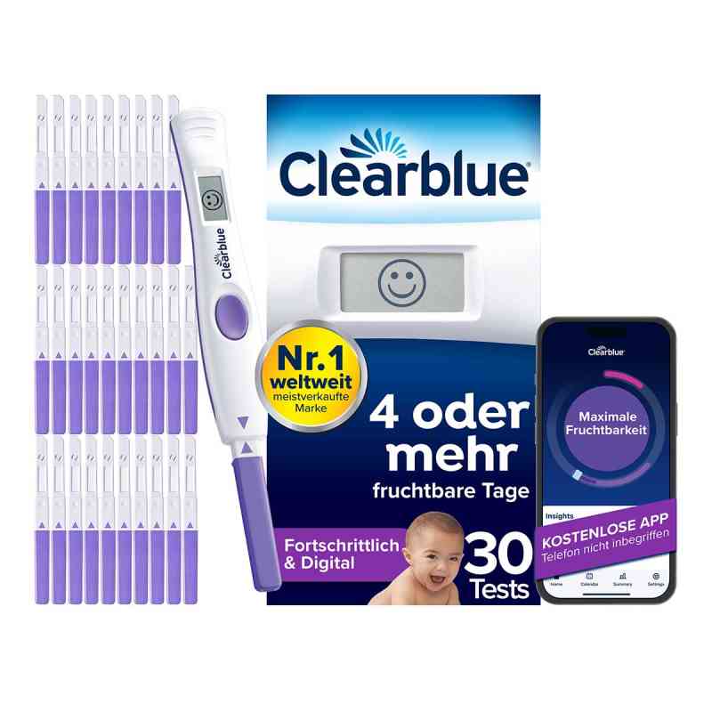 Clearblue Ovulationstest Fortschrittlich & Digital 30 stk von WICK Pharma - Zweigniederlassung der Procter & Gam PZN 19902828