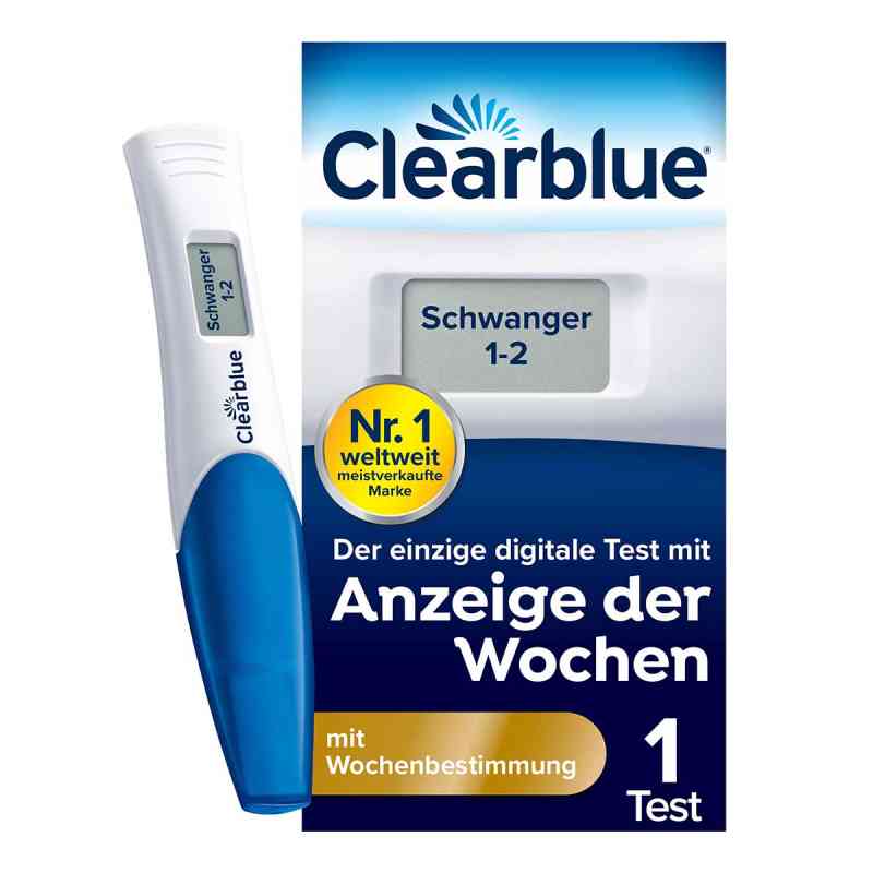Clearblue Schwangerschaftstest mit Wochenbestimmung 1 stk von WICK Pharma - Zweigniederlassung der Procter & Gam PZN 12893977