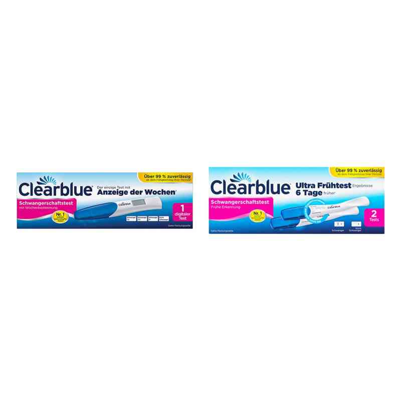 Clearblue Schwangerschaftstest mit Wochenbestimmung + Schwangers 1 Pck von WICK Pharma - Zweigniederlassung der Procter & Gam PZN 08103126