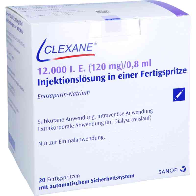 Clexane 12.000 I.e. 120mg/0,8ml Ilo F.sp.+sich-sys 20 stk von Sanofi-Aventis Deutschland GmbH PZN 17181158
