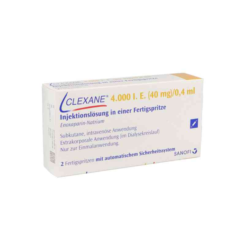 Clexane 40mg 0,4ml mit Sicherheits-System 2 stk von Sanofi-Aventis Deutschland GmbH PZN 07549841