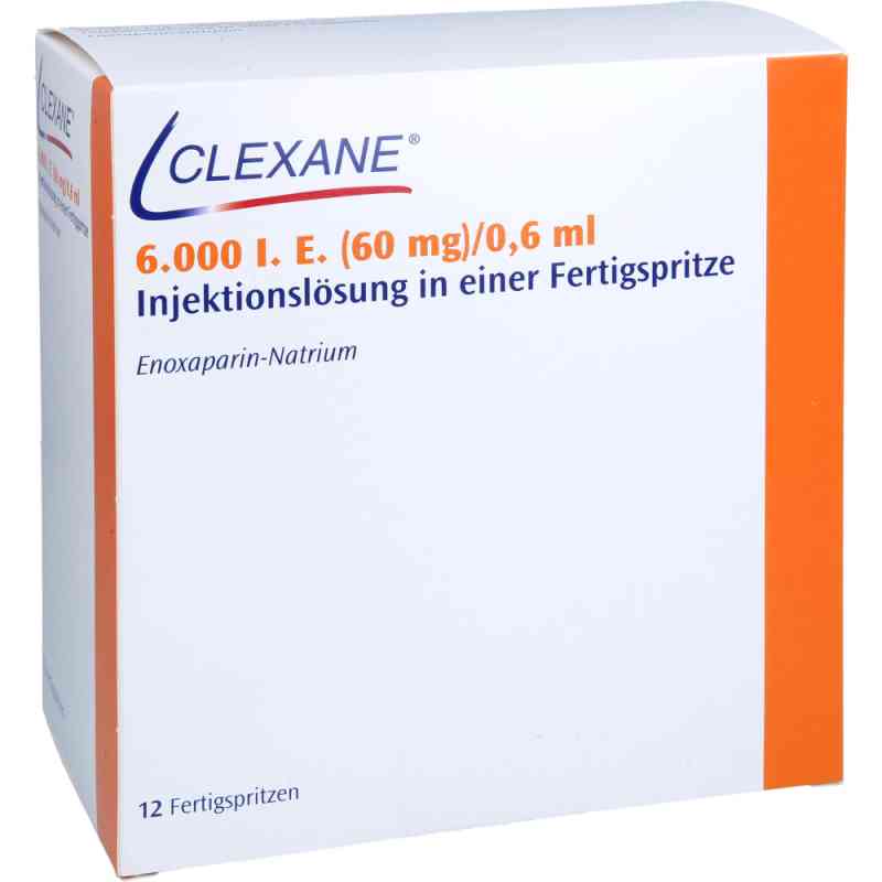 Clexane 6.000 I.e. 60mg/0,6ml Ilo F.sp.+sich-sys. 12 stk von Abacus Medicine A/S PZN 17523392