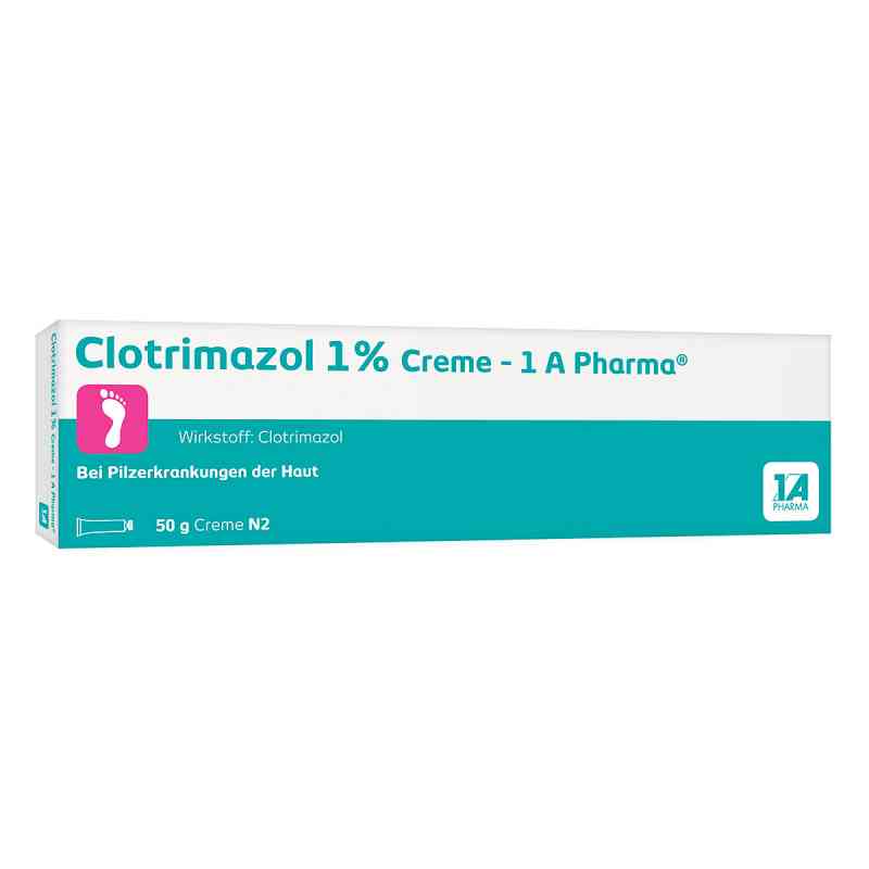 Clotrimazol 1% Creme bei Pilzerkrankungen 50 g von 1 A Pharma GmbH PZN 02409006