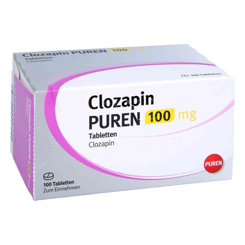 Clozapin Puren 100 mg Tabletten 100 stk von PUREN Pharma GmbH & Co. KG PZN 15237104