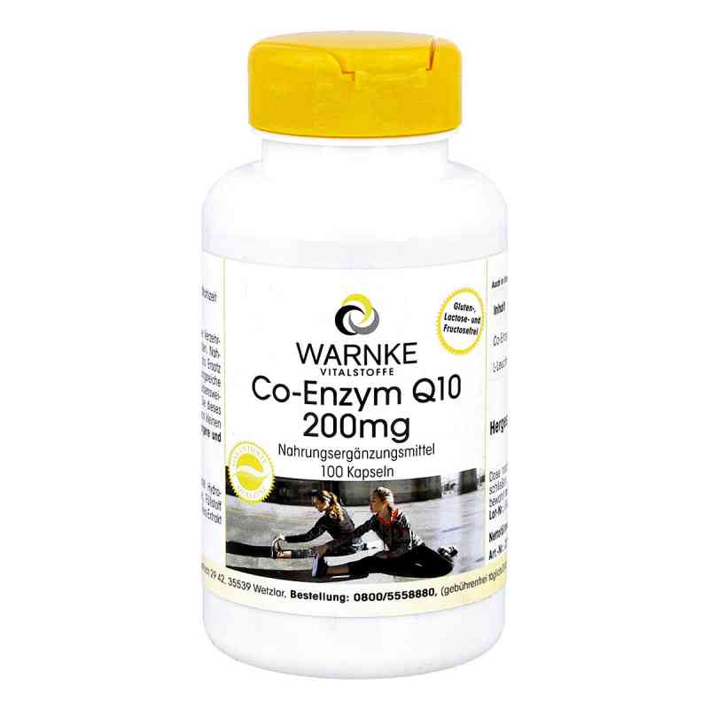 Co-enzym Q10 200 mg Kapseln 100 stk von Warnke Vitalstoffe GmbH PZN 13565962